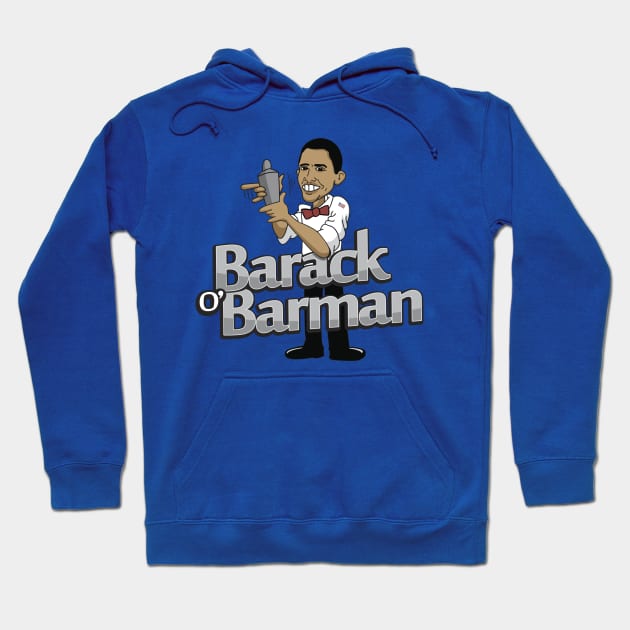 Barack O'Barman Hoodie by Delinquent